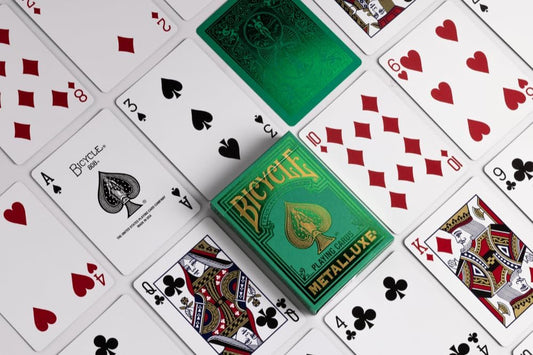Bicycle Playing Cards: Metalluxe - Green