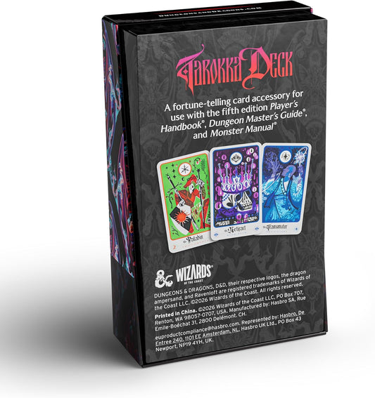 D&D 5E RPG: Ravenloft: The Horrors Within - Tarokka Deck