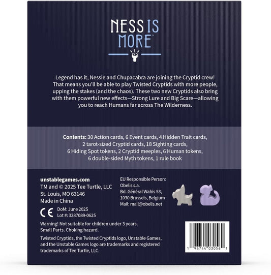 Twisted Cryptids: Ness Is More Expansion