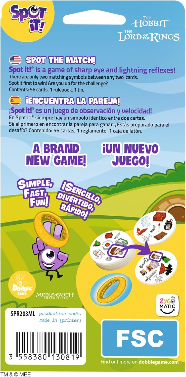 Spot It! The Lord of The Rings