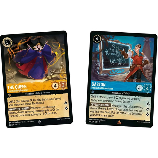 Lorcana TCG: Rise of the Floodborn - Starter Deck - Amber & Saphhire