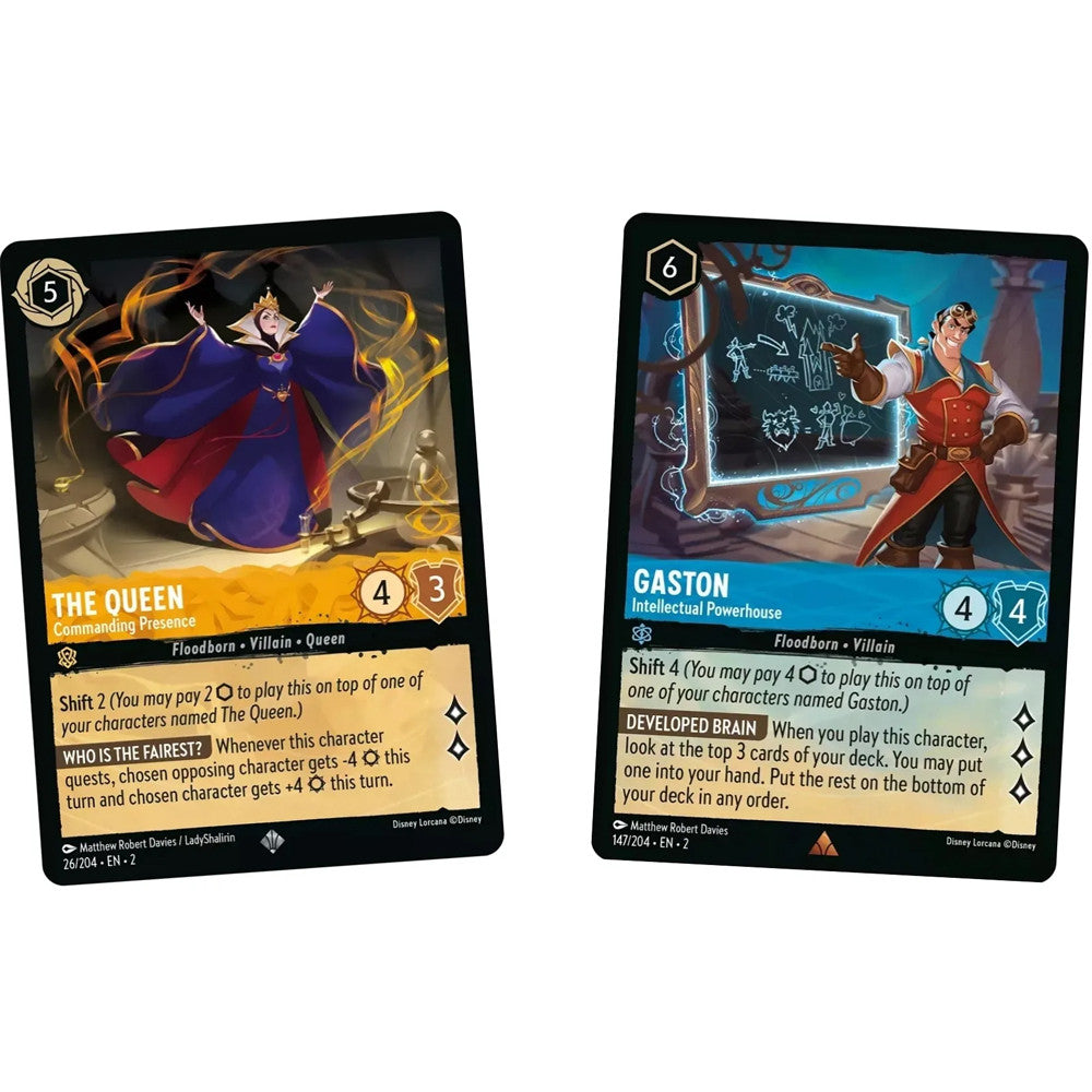 Lorcana TCG: Rise of the Floodborn - Starter Deck - Amber & Saphhire