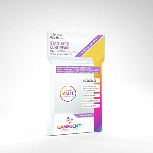 Board Game Card Sleeves: MATTE European