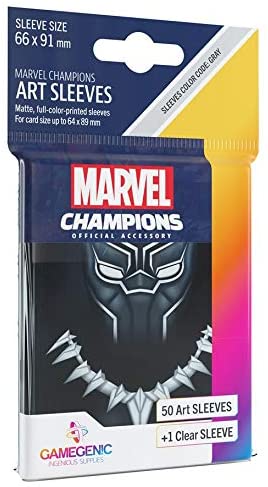 Marvel Champions Art Sleeves: Black Panther