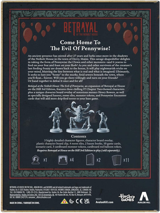 Betrayal at The Neibolt House: The Evil of Pennywise Expansion