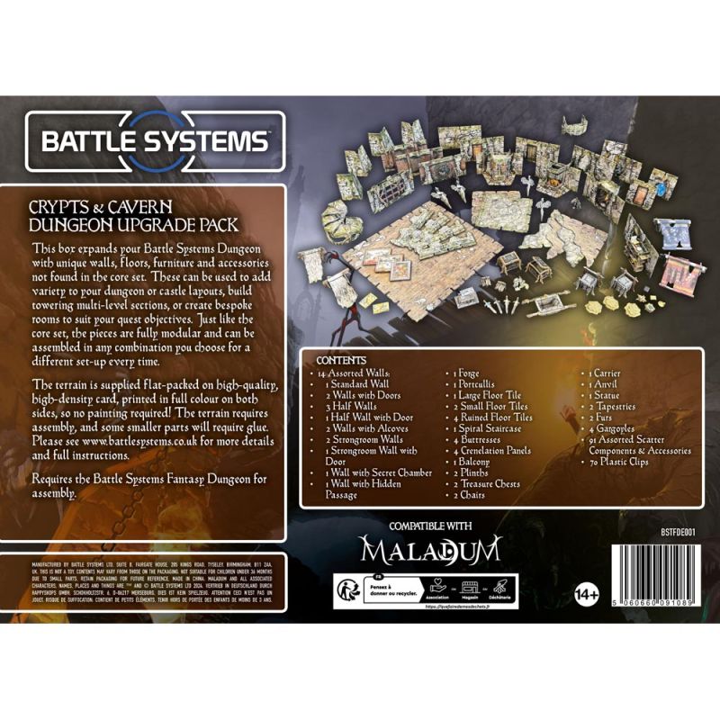 Battle Systems Terrain: Fantasy Dungeon - Crypts & Caverns