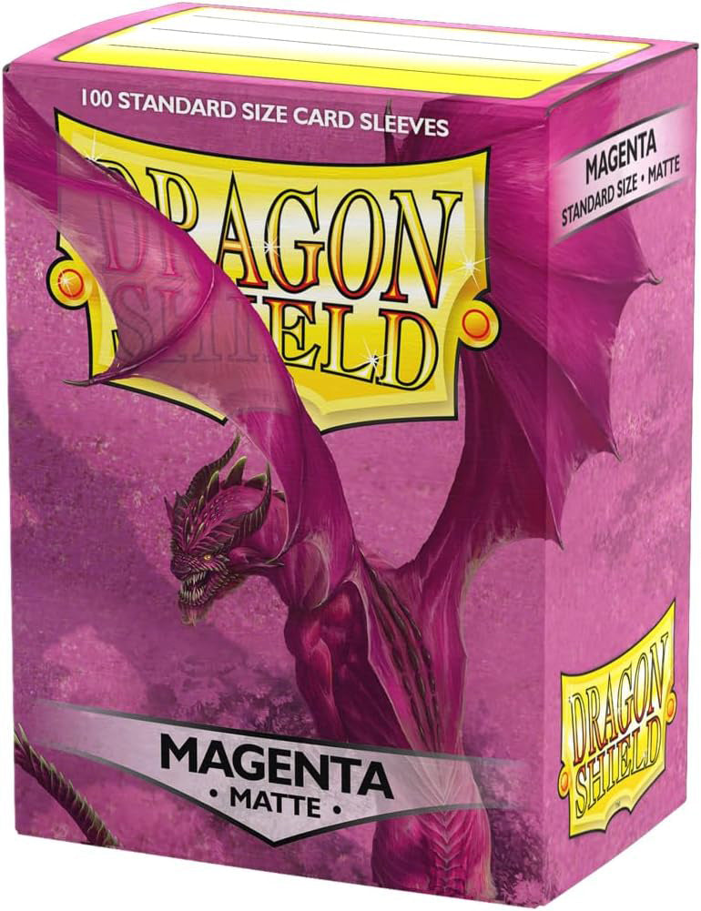 Dragon Shield Sleeves: Matte - Magenta (100)