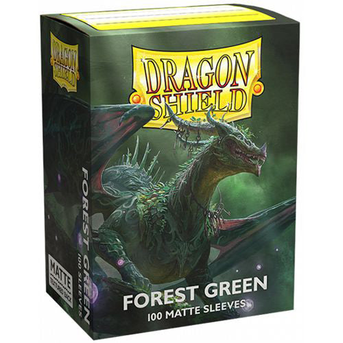 Dragon Shield Sleeves: Matte - Forest Green (100)