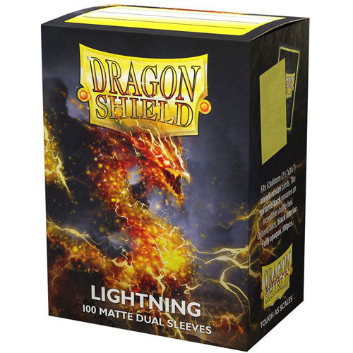 Dragon Shield Sleeves: Matte Dual - Lightning (100)