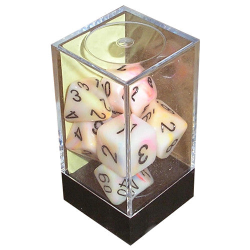 Chessex Dice Set: Festive Circus/Black (7)