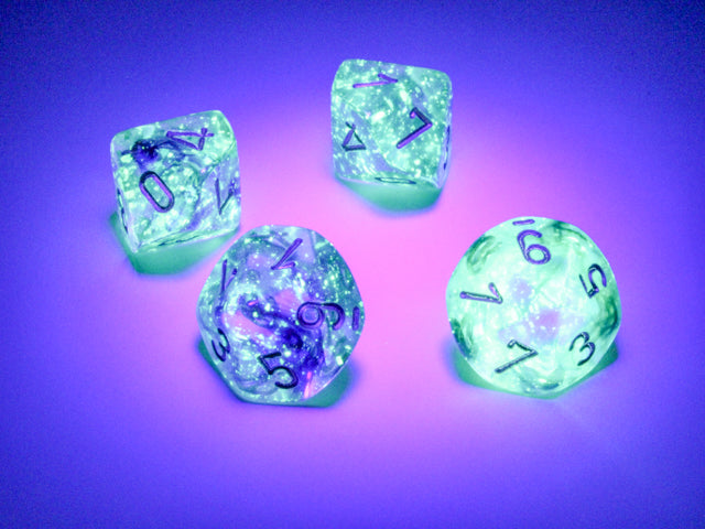 Chessex d10 Set: Nebula Luminary Oceanic/Gold (10)