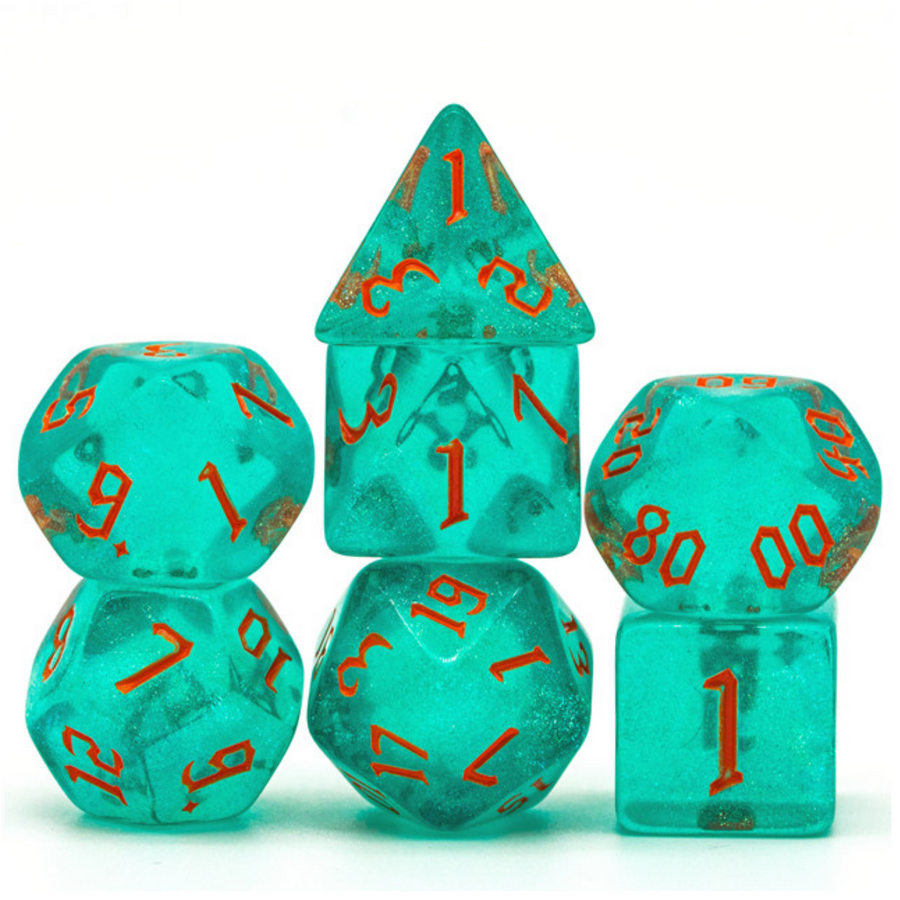 Foam Brain Games Dice Set: Hurricane Elemental (7)