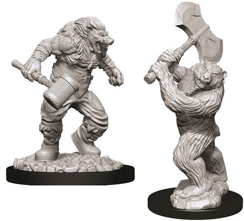 D&D Nolzur's Marvelous Unpainted Minis: W9 Wereboar & Werebear