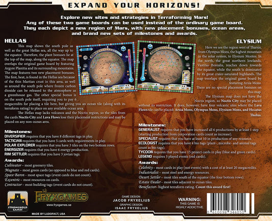 Terraforming Mars: Hellas & Elysium Expansion