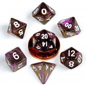 Metallic Dice Games Mini Dice Set: Stardust - Supervolcano (7)