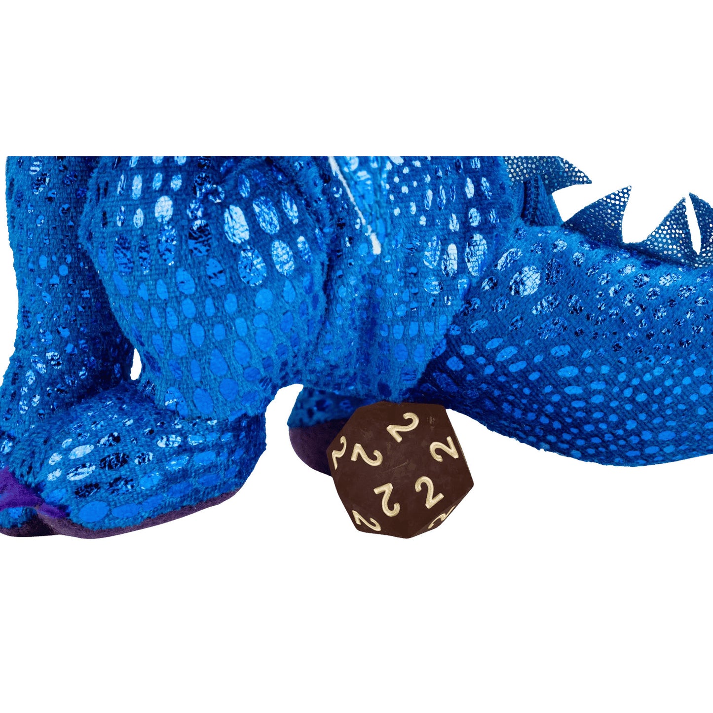 FanRoll Dice Bag: Plush Dragon (Blue)