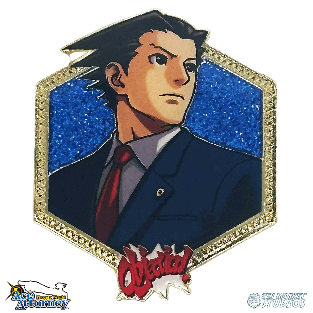 Enamel Pin: Ace Attorney - Phoenix Wright (Golden Series 2)