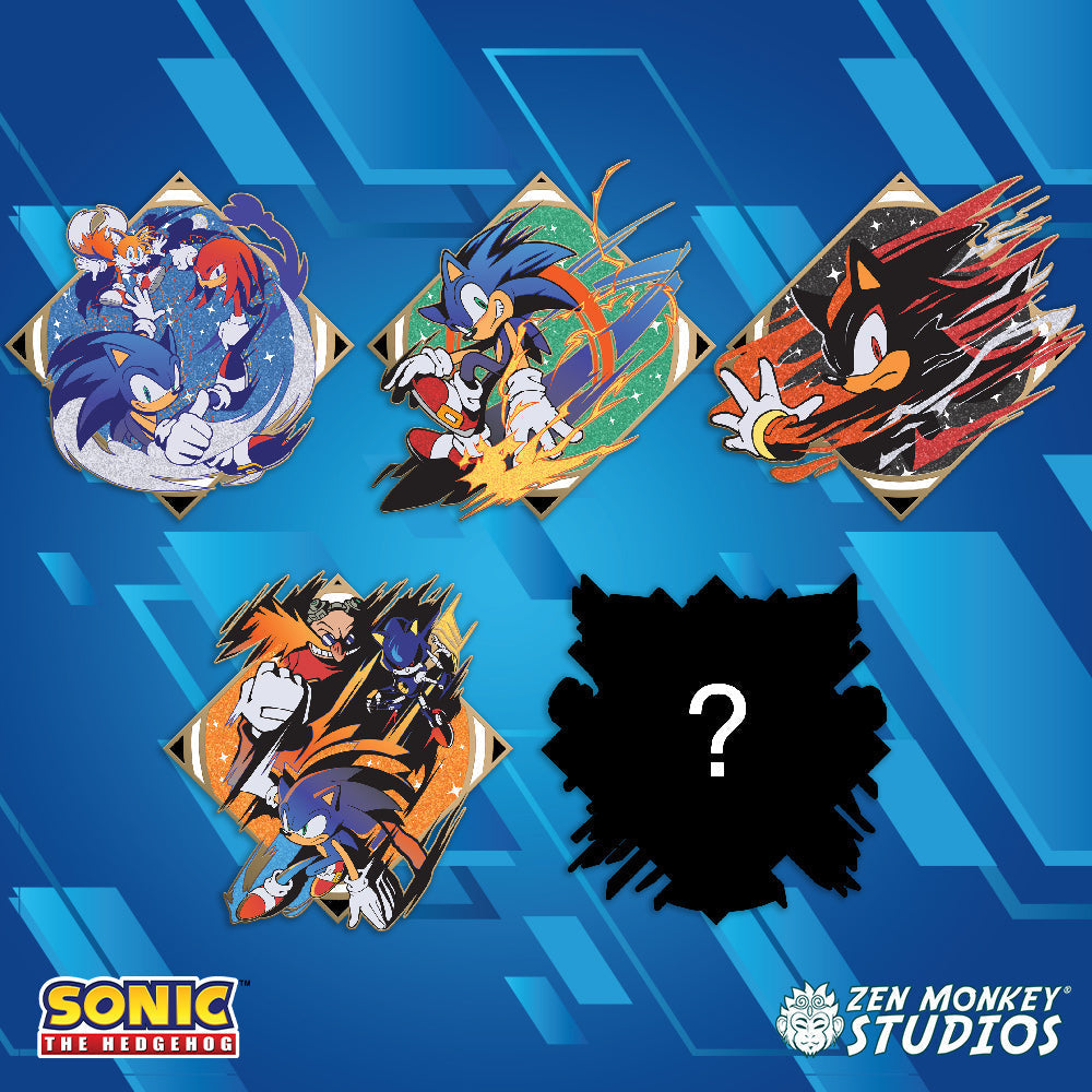 Enamel Pin Blind Bag: Sonic the Hedgehog - Speed Stamp Series
