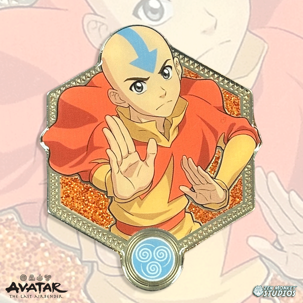 Enamel Pin: Aang - The Last Airbender (Golden Series 2)