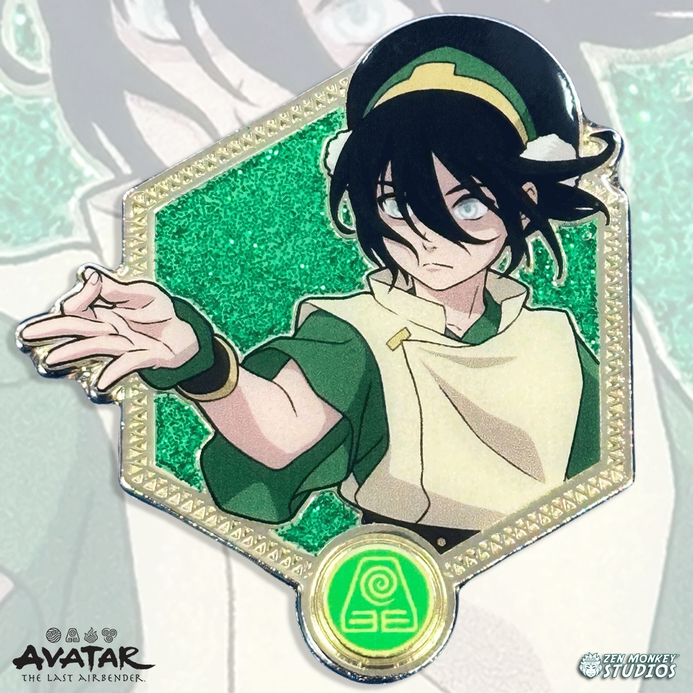 Enamel Pin: The Last Airbender - Toph (Golden Series 2)