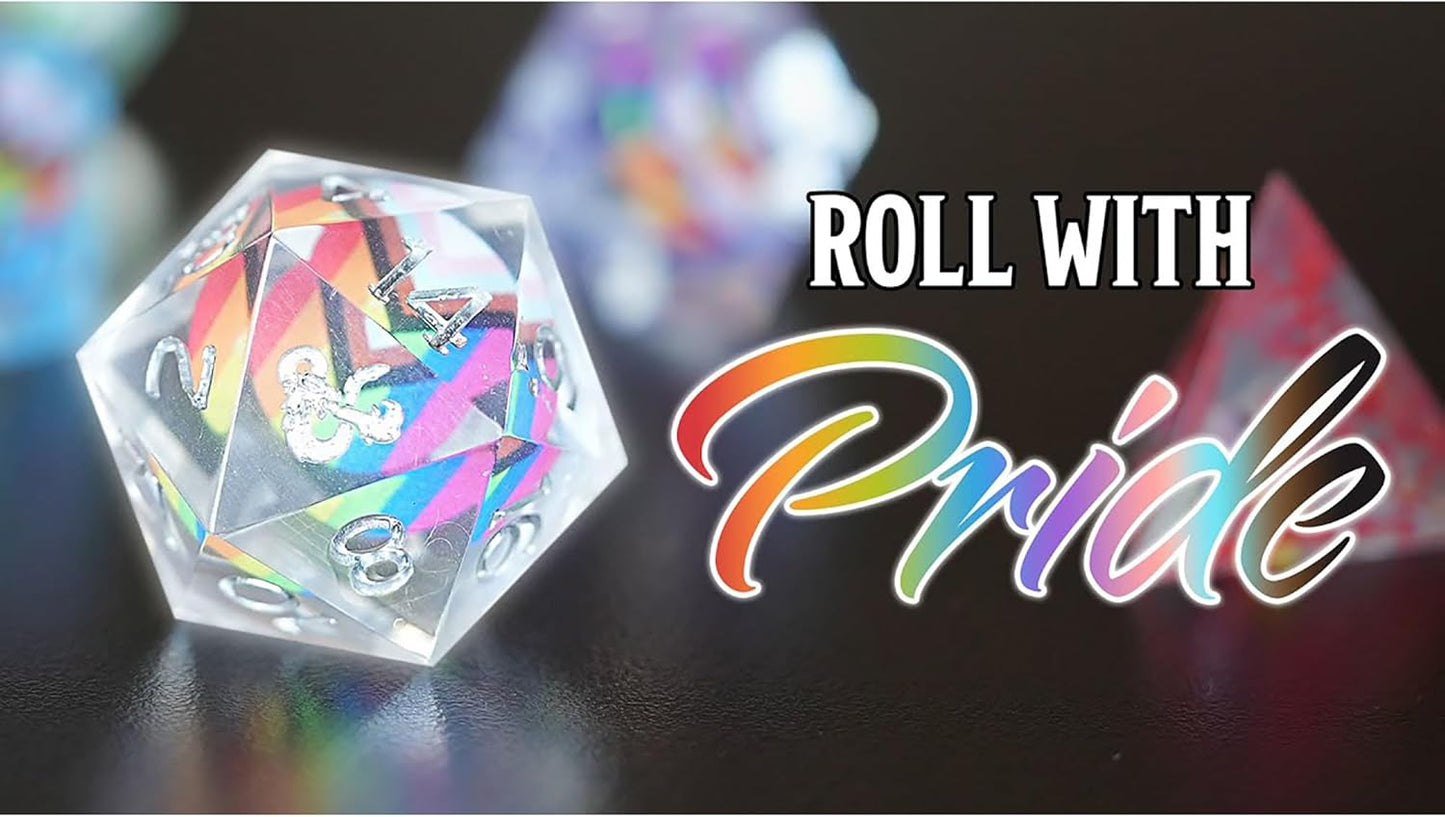Sirius Dice Set: Dungeons & Dragons - Progress Pride (7)