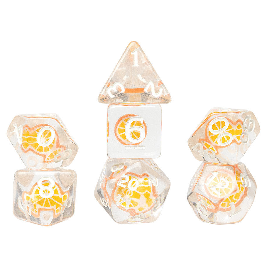 Sirius Fruit Slice Dice Set: Orange (7)
