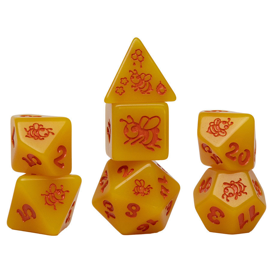 Sirius Animal Dice Set: Golden Buzz (7)