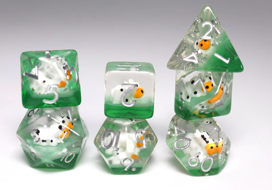 Foam Brain Games Dice Set: Grazing Cow (7)