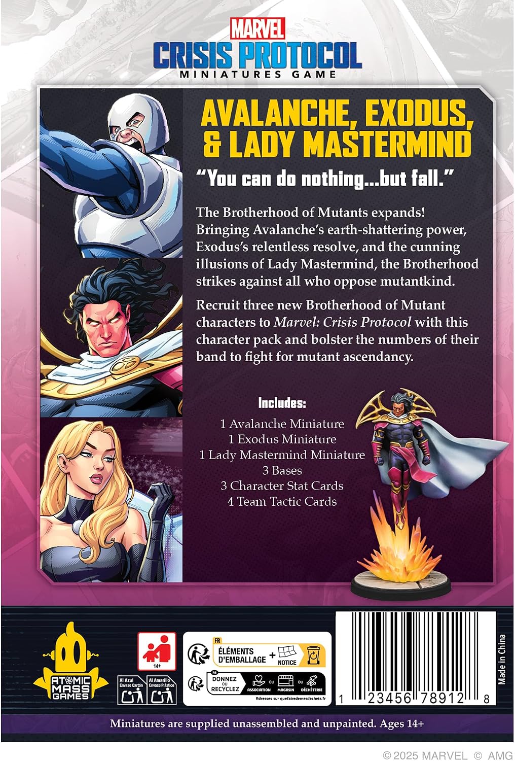Marvel Crisis Protocol: Avalanche, Exodus, & Lady Mastermind