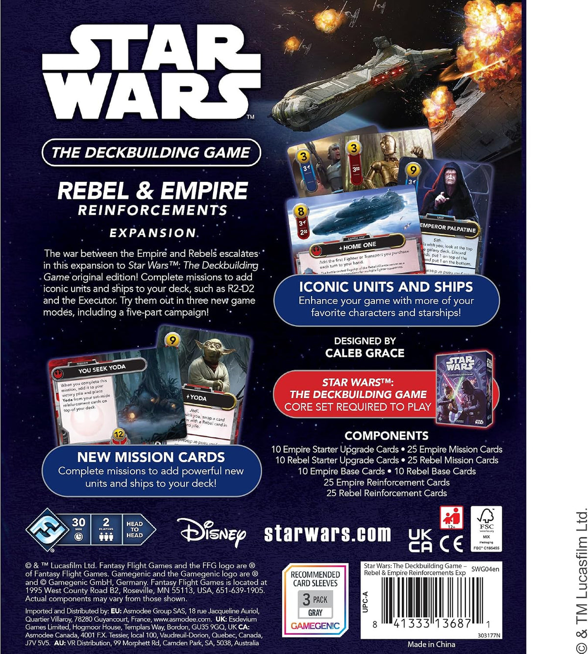 Star Wars: The Deckbuilding Game - Rebel & Empire Reinforcements Expansion