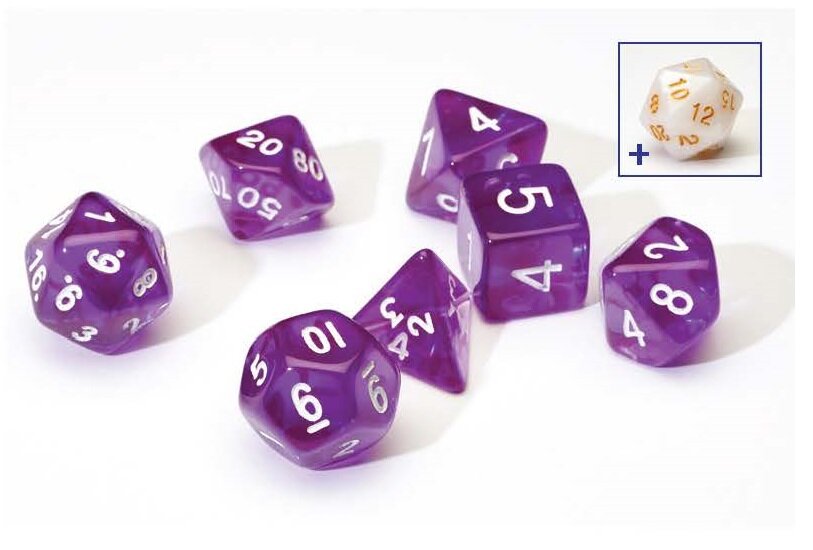 Sirius Dice: Translucent Purple (7)
