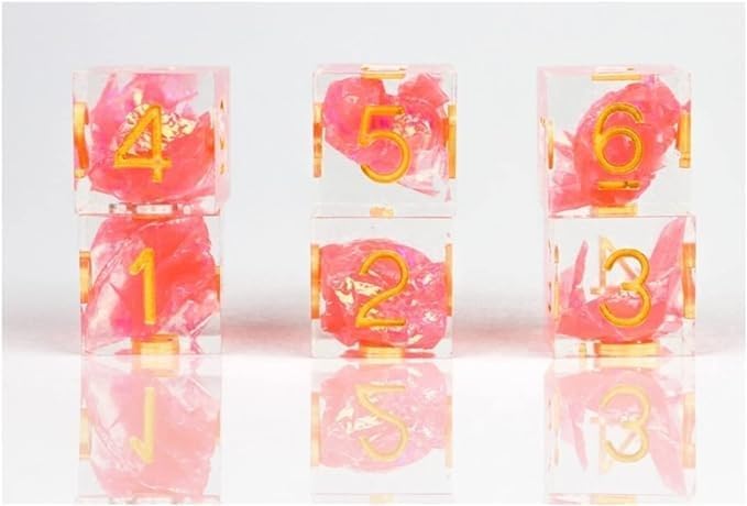 Sirius d6 Dice Set: Flamingo (6)
