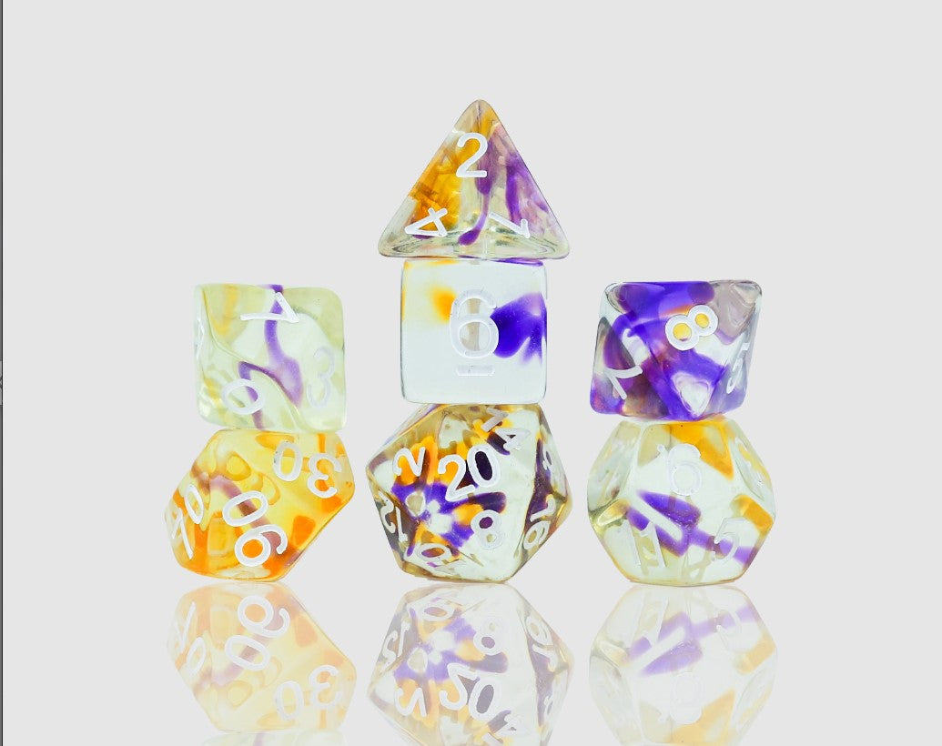 Sirius Dice: Violet Swirl (7)