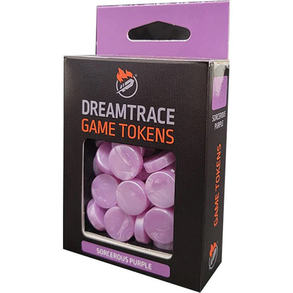Dreamtrace Game Tokens: Sorcerous Purple (40)