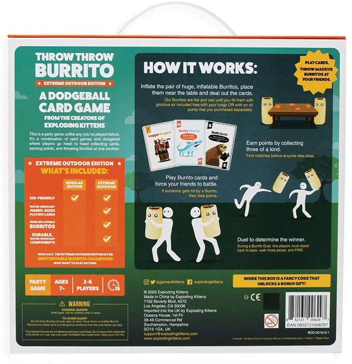 Throw Throw Burrito: Extreme Outdoor Edition