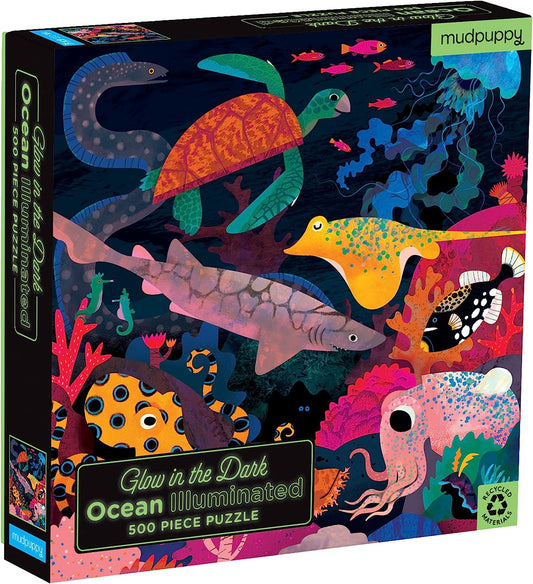 Puzzle: Ocean Illuminated 500 Pieces (Glow-in-the-Dark)
