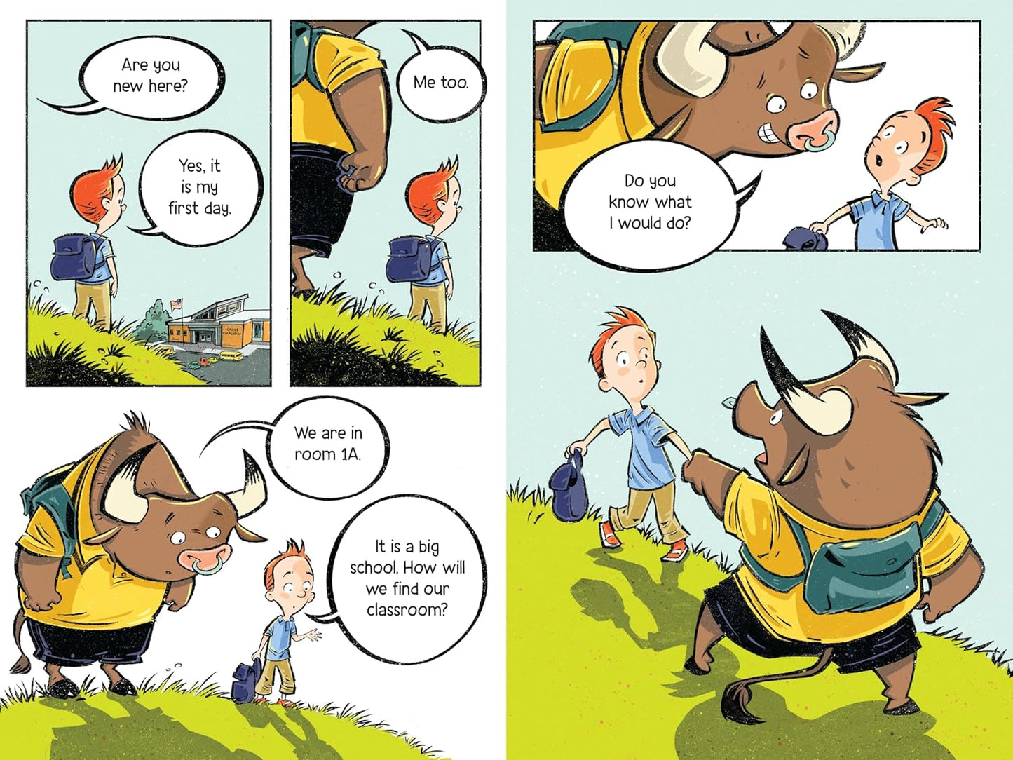 Wait a Minotaur (I Like to Read Comics)