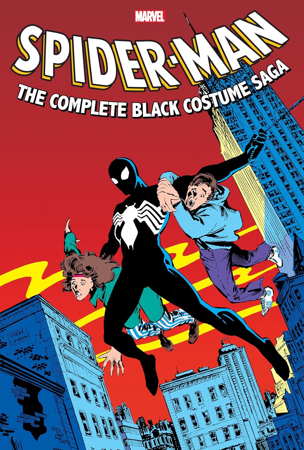 Spider-Man: The Complete Black Costume Saga Omnibus Ron Frenz Cover (Hardcover)