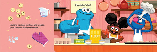 Sesame Street: What Hat Is That? (An Abrams On the Job Book): A Board Book