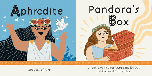 ABCs of Greek Myths: From Aphrodite to Zeus (Hardcover)