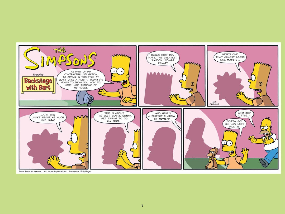 The Simpsons Comic Strip Cavalcade: The First Collection of Simpsons Sunday Strips (Hardcover)