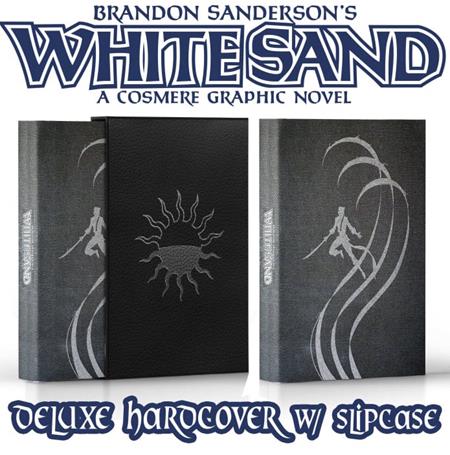 Brandon Sanderson's White Sand Deluxe Hardcover with Slipcase