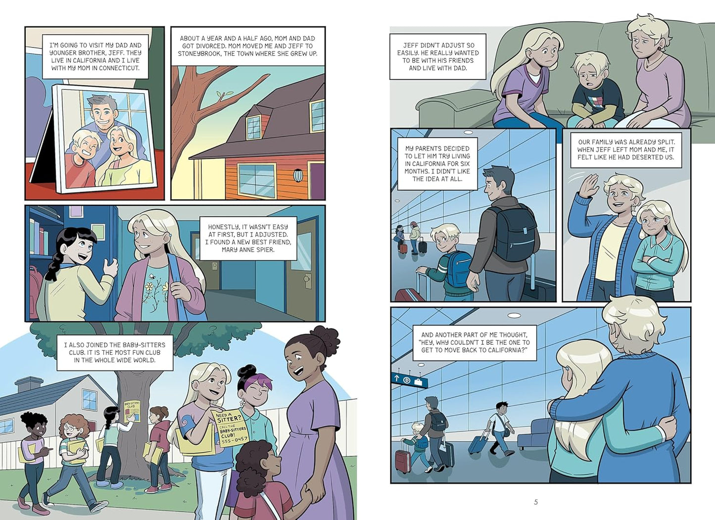 Dawn on the Coast: A Graphic Novel (The Baby-sitters Club #19)