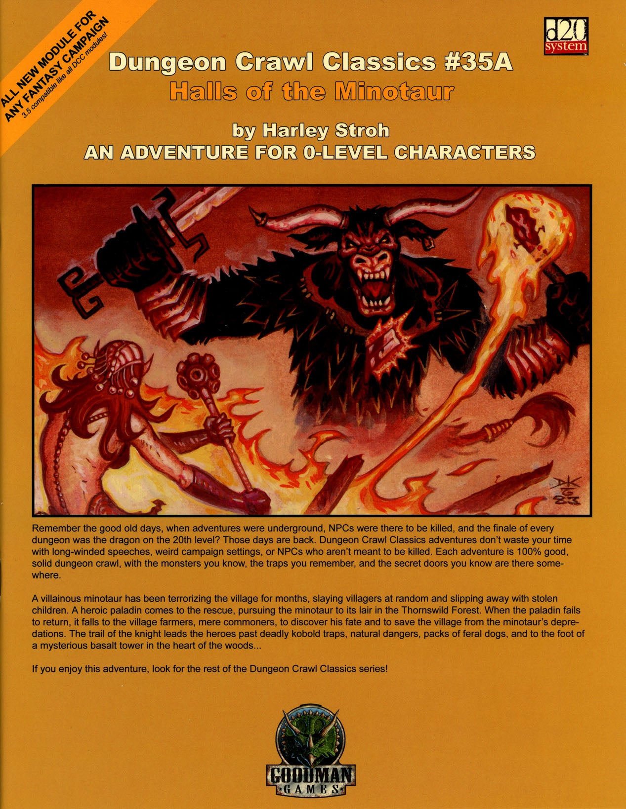 Dungeon Crawl Classics #35A: Halls of the Minotaur