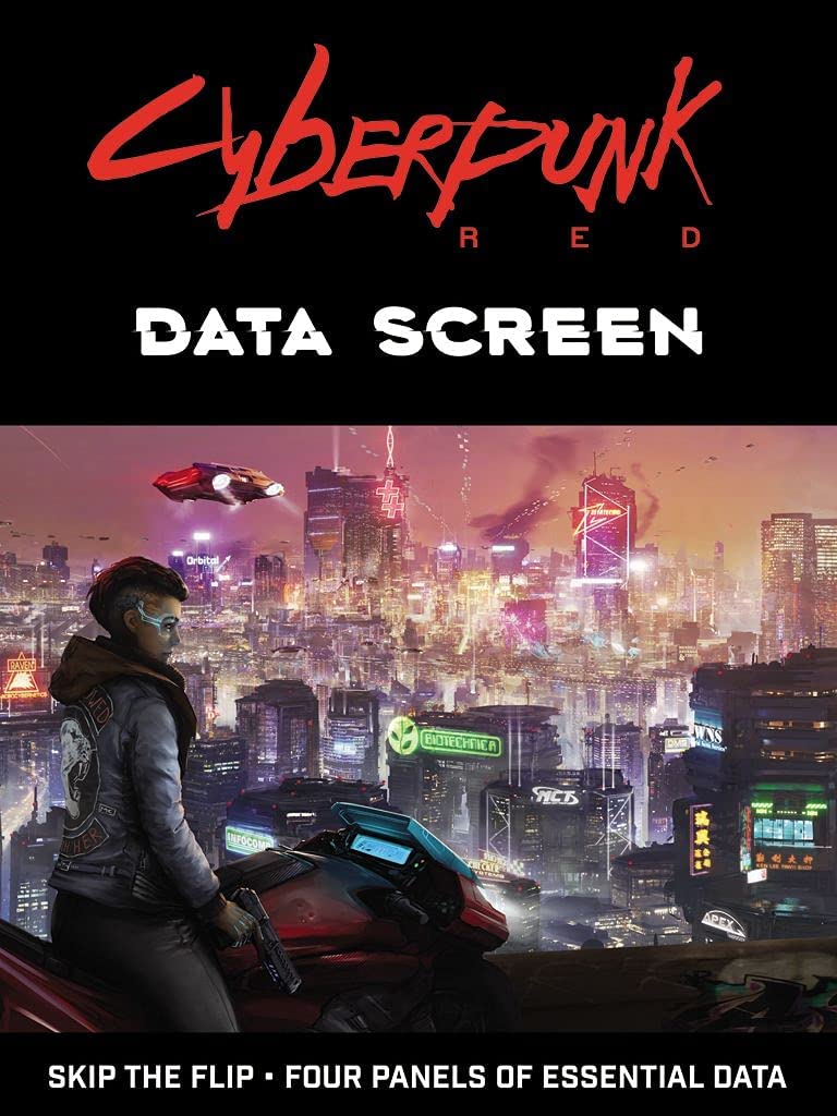 Cyberpunk RED RPG: Data Screen