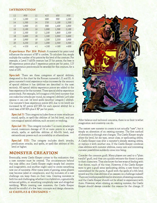 Castles & Crusades: Monsters & Treasure