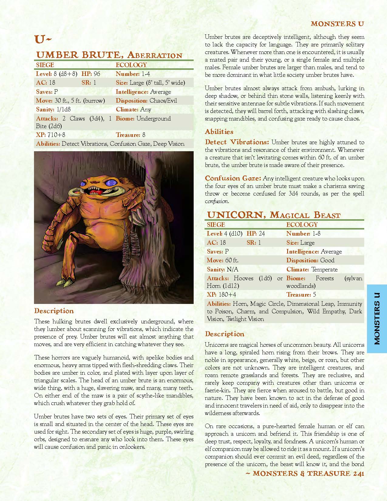 Castles & Crusades: Monsters & Treasure