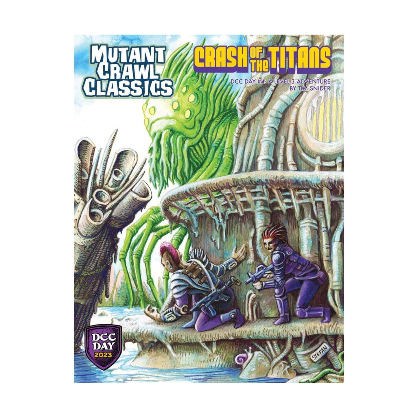 Mutant Crawl Classics (DCC DAY #4): Crash of the Titans