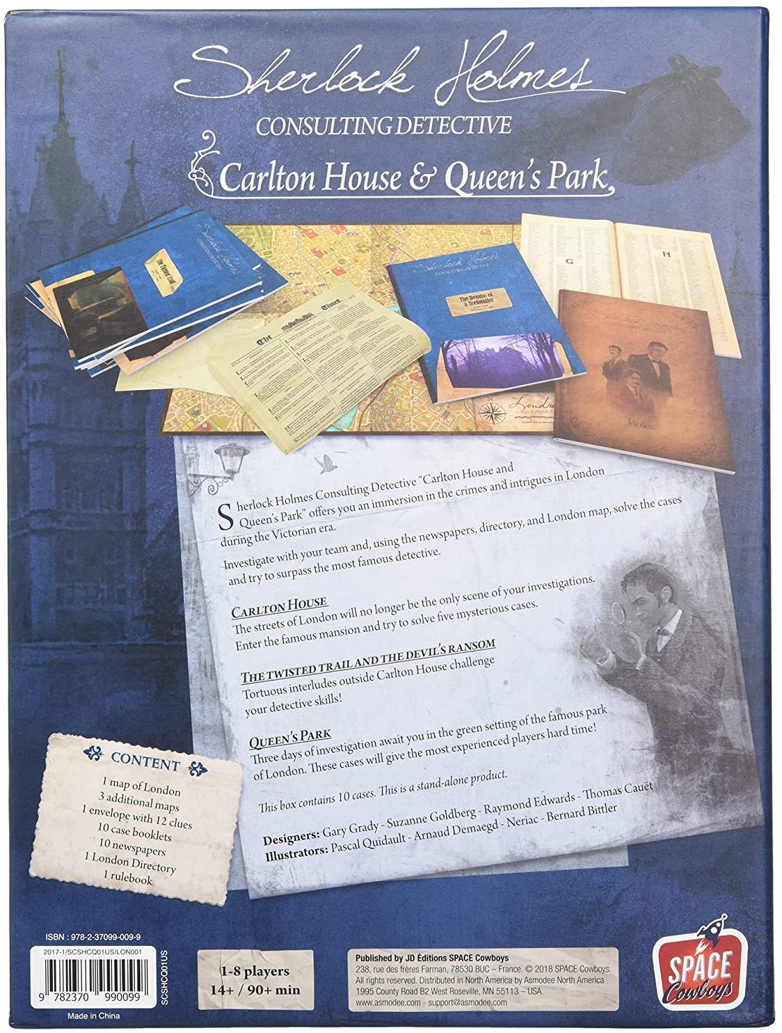 Sherlock Holmes Consulting Detective: Carlton House & Queen's Park