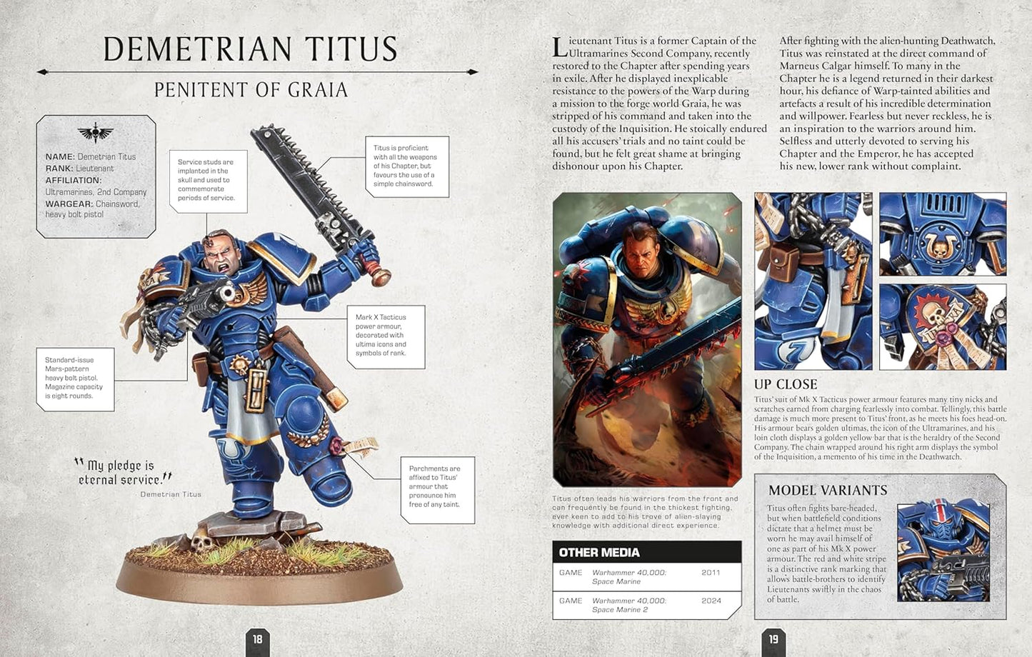 Warhammer 40,000 Character Encyclopedia (Hardcover)